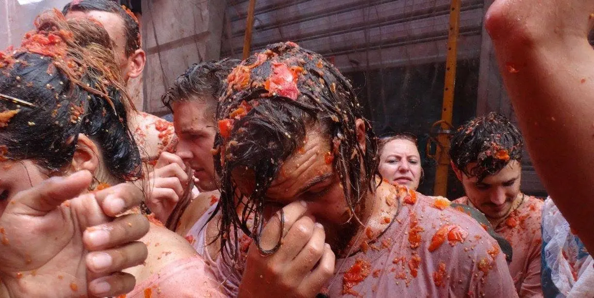 How to get tomato seeds out of every orifice