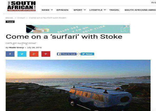 The South African | Come on a “Surfari” with Stoke