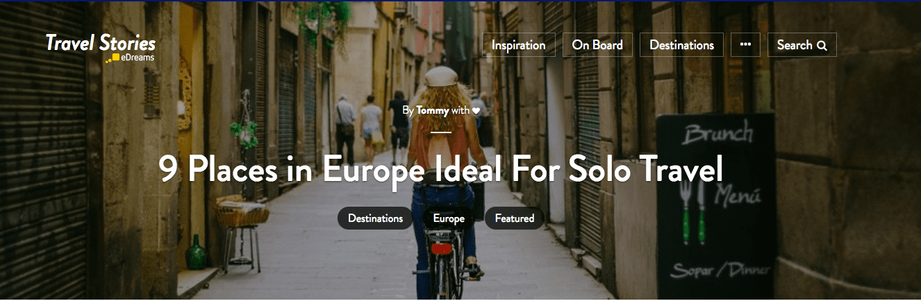 9 Places in Europe Ideal For Solo Travel