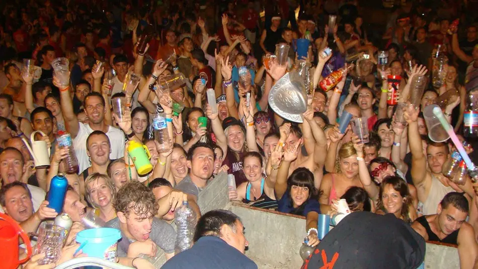 The Water And Wine Festival In Requena