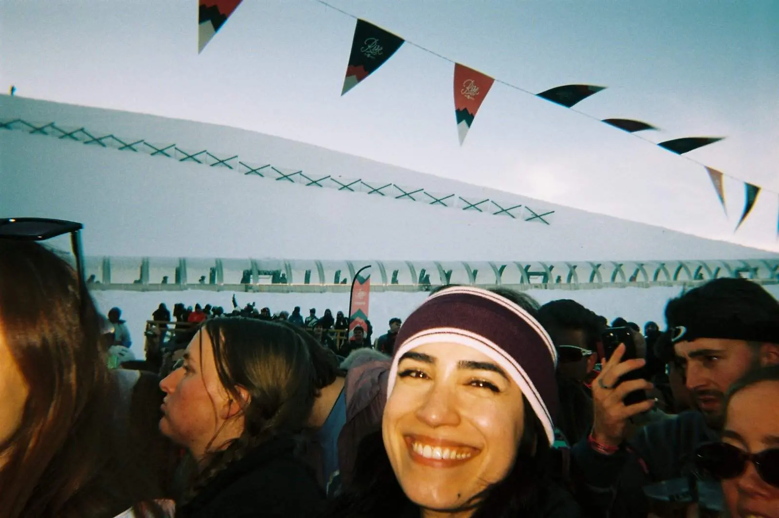 Guests in the crowd at Rise Festival, December 2025