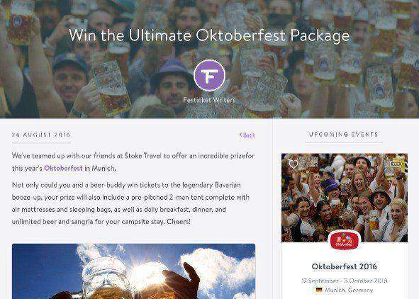 Festicket | Win the Ultimate Oktoberfest Package