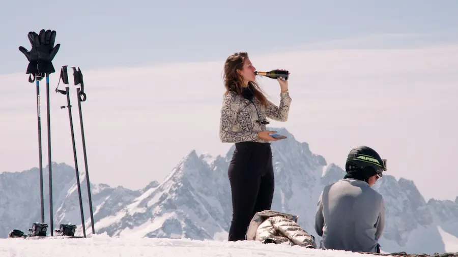 Wine on the summit