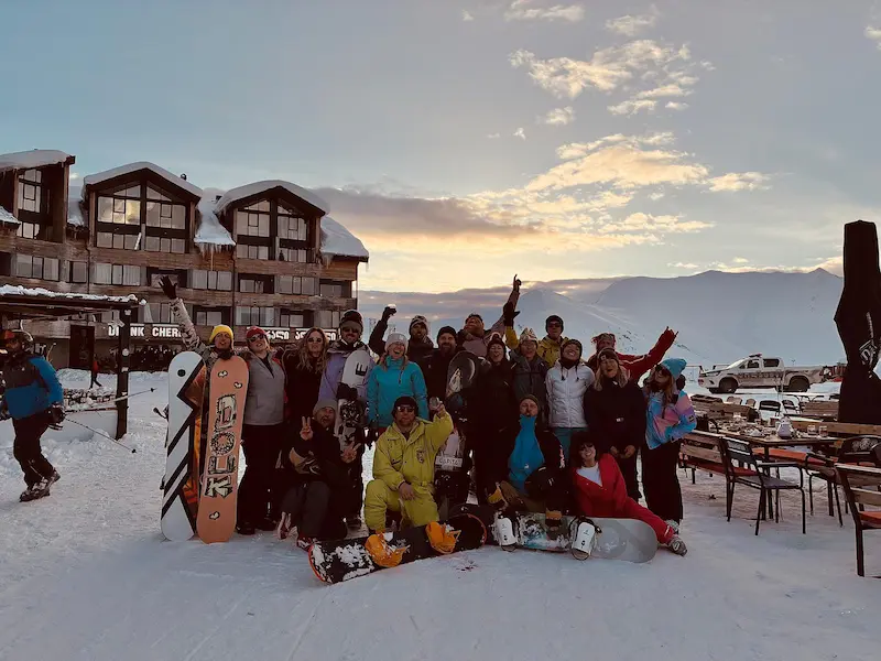 Group photo on the Georgia ski & wine trip
